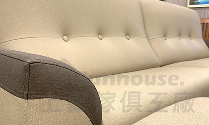 北歐風拼接L型貓抓皮沙發