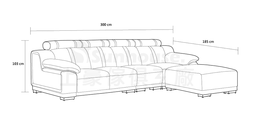 北歐風簡約貓抓皮沙發