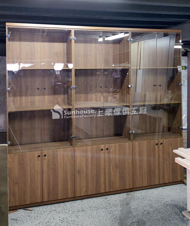 2009-1中山南路張太太訂製玻璃門書櫃