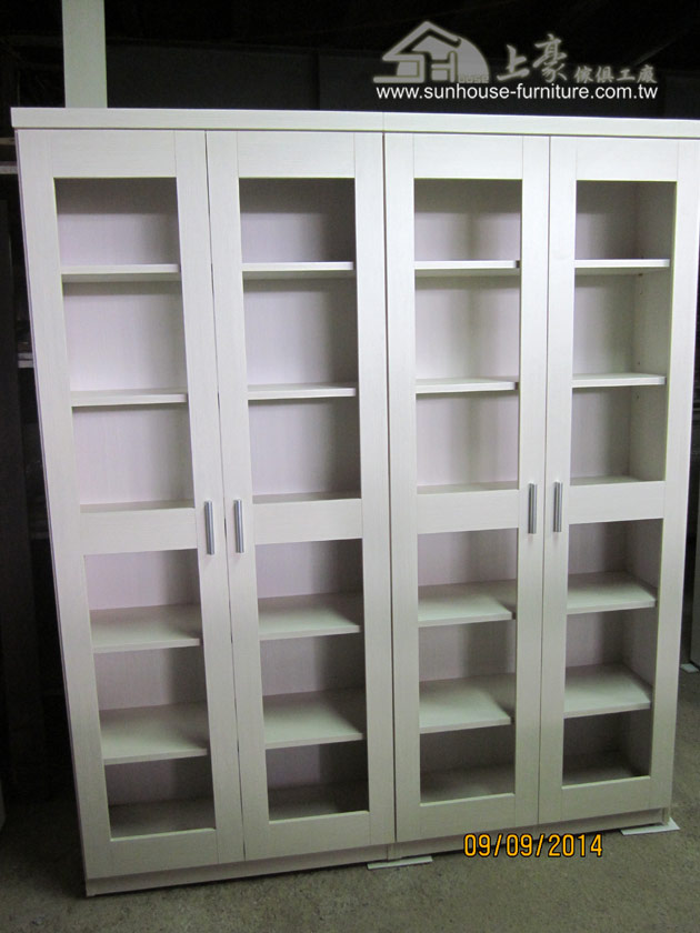 1409-3善化盧小姐訂做5尺開門置物書櫃