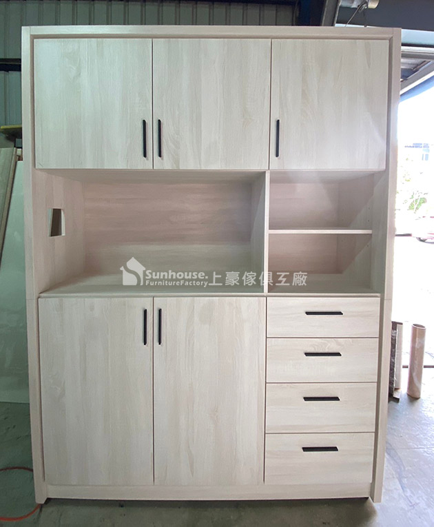 2301-2台南客人訂製5尺廚房餐櫃