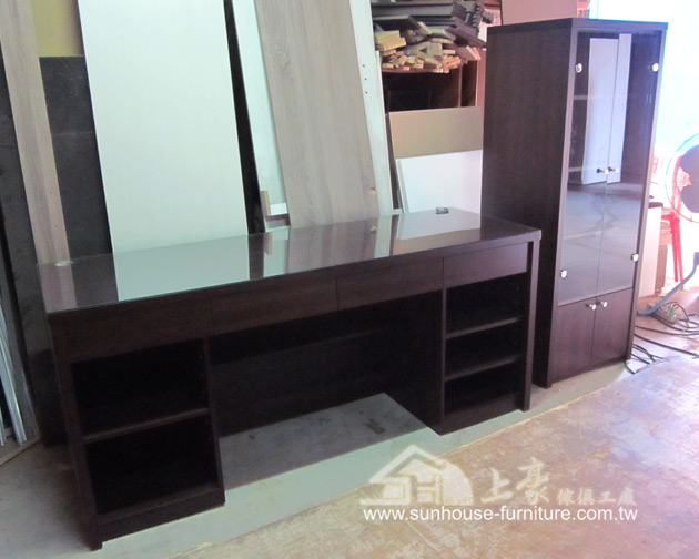1509-4復華七街謝先生訂製6尺書桌+2尺書櫃